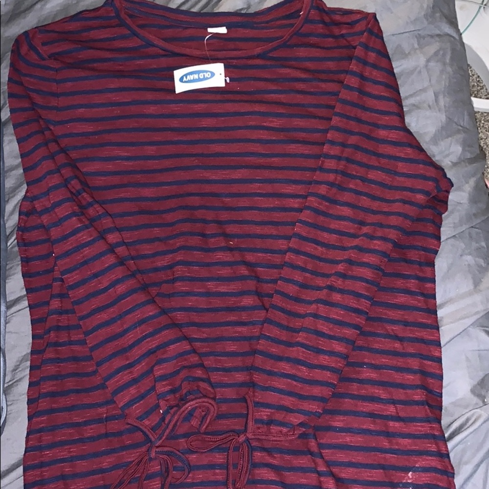 Long sleeve striped shirt